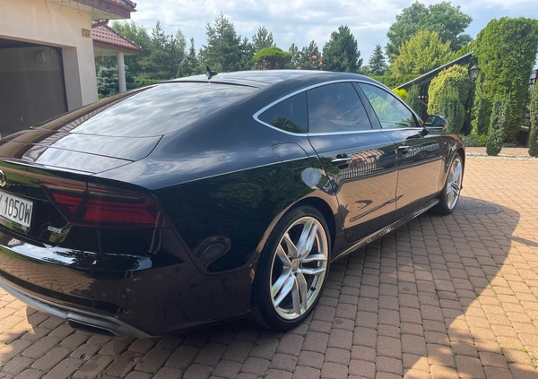 Audi A7 cena 123500 przebieg: 101891, rok produkcji 2017 z Dobre Miasto małe 497
